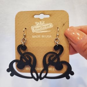 Steal Street music lover earrings